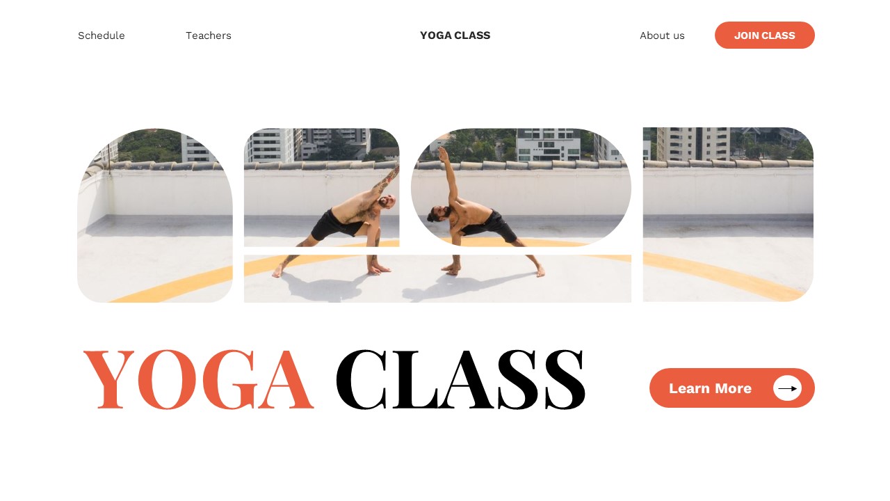 Yoga Class - Yoga Class Google Slide Template, Presentation Templates