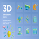 3D Educations Icon