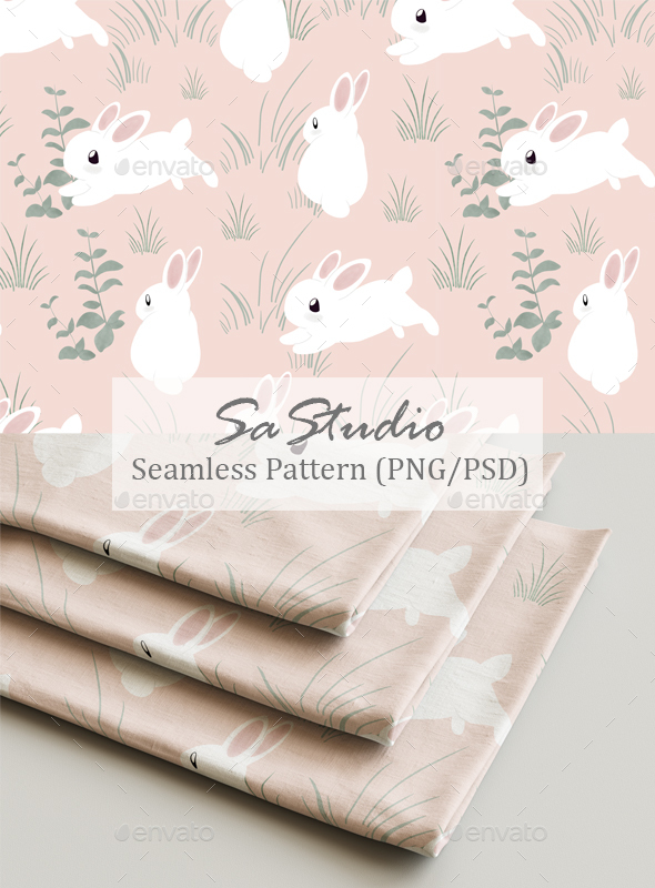 [DOWNLOAD]Rabbit seamless pattern with multiply background