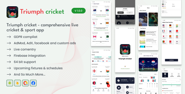 [DOWNLOAD]Triumph Cricket - Comprehensive Live Cricket & Sports App