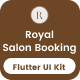Royal Salon Booking Flutter App UI Kit