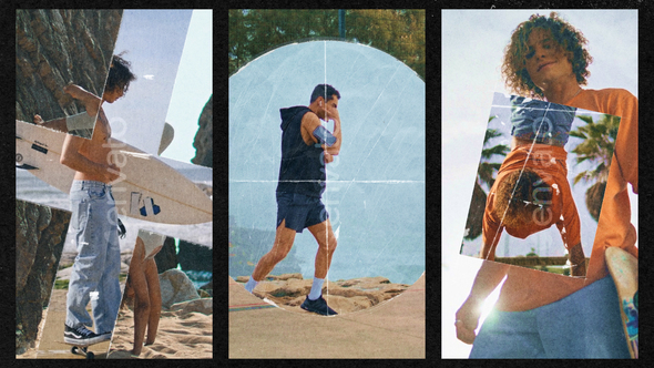 Vertical Paper Rip Transitions | MOGRT Premiere Pro template preview