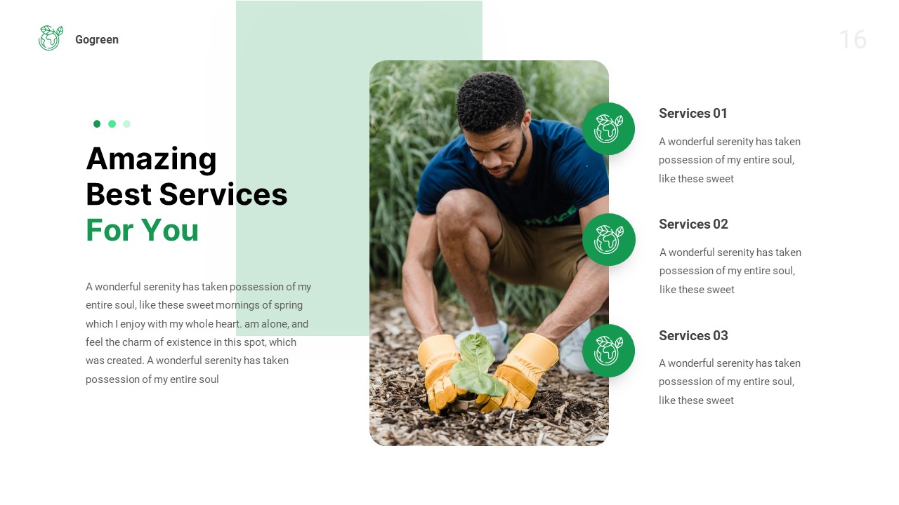 Gogreen - Environment & Ecology PowerPoint Template, Presentation Templates