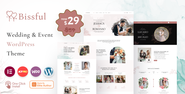 Bissful - Wedding & Event WordPress Theme