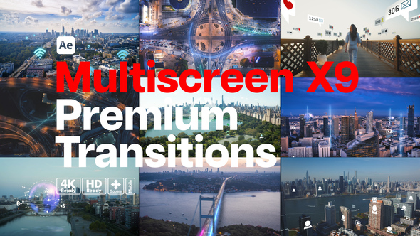 Premium Transitions Multiscreen X9 Elements template preview