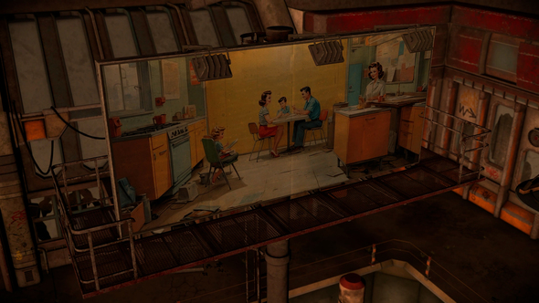 Post-Apocalyptic Billboard Mockup Video Displays template preview