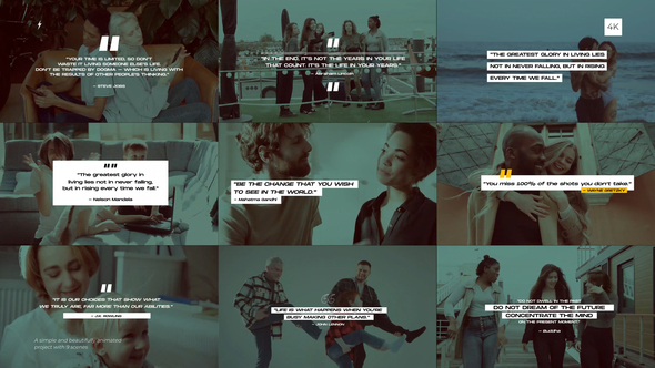 Trend Quotes | After Effects Titles template preview