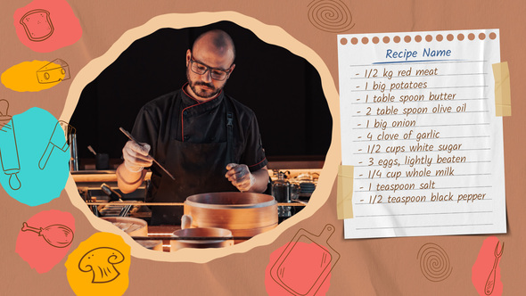 Meal Recipe Slideshow Product Promo template preview