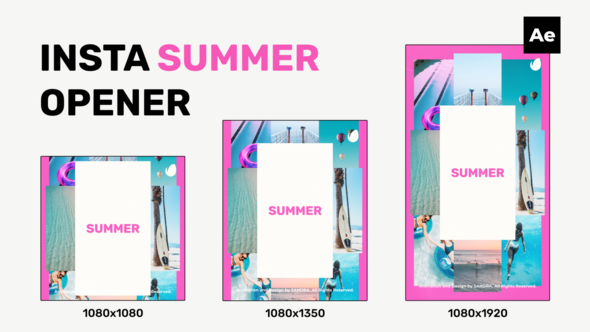 Instagram Summer Opener Openers template preview