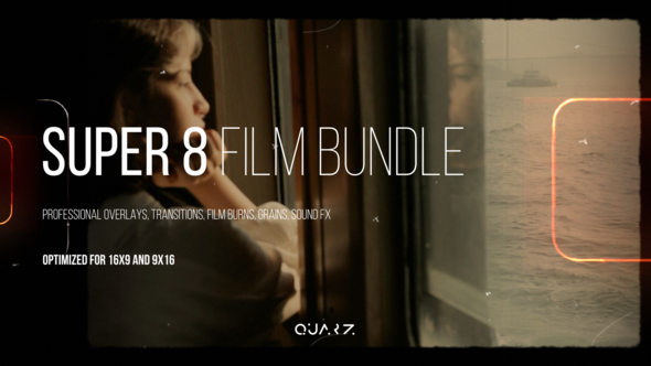 Super 8 Film Bundle for After Effects