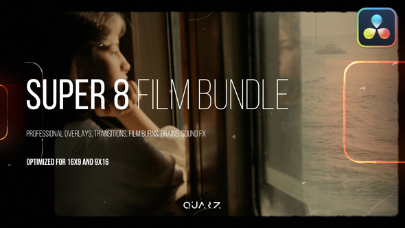 Super 8 Film Bundle for Davinci Resolve