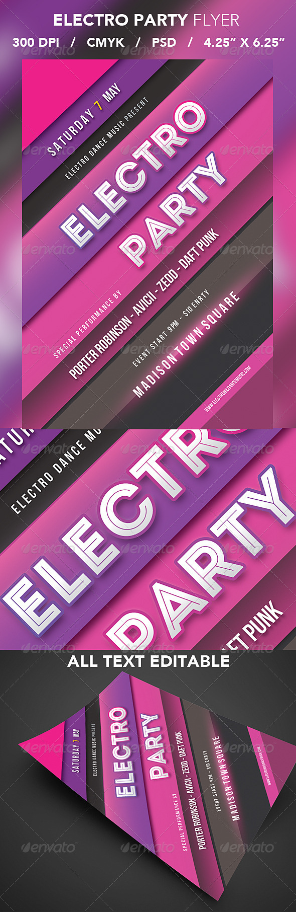 Electro Party Flyer - Events Flyers
