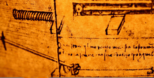 Leonardo Da Vinci's Engineering Drawing 2	 alt