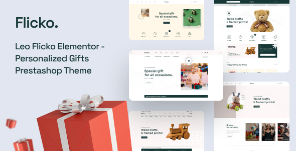 Leo Flicko Elementor - Personalized Gifts Prestashop Theme