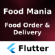 Food Mania Android iOS Figma Sketch XD Flutter Food Delivery Delivery Boy 2 Apps