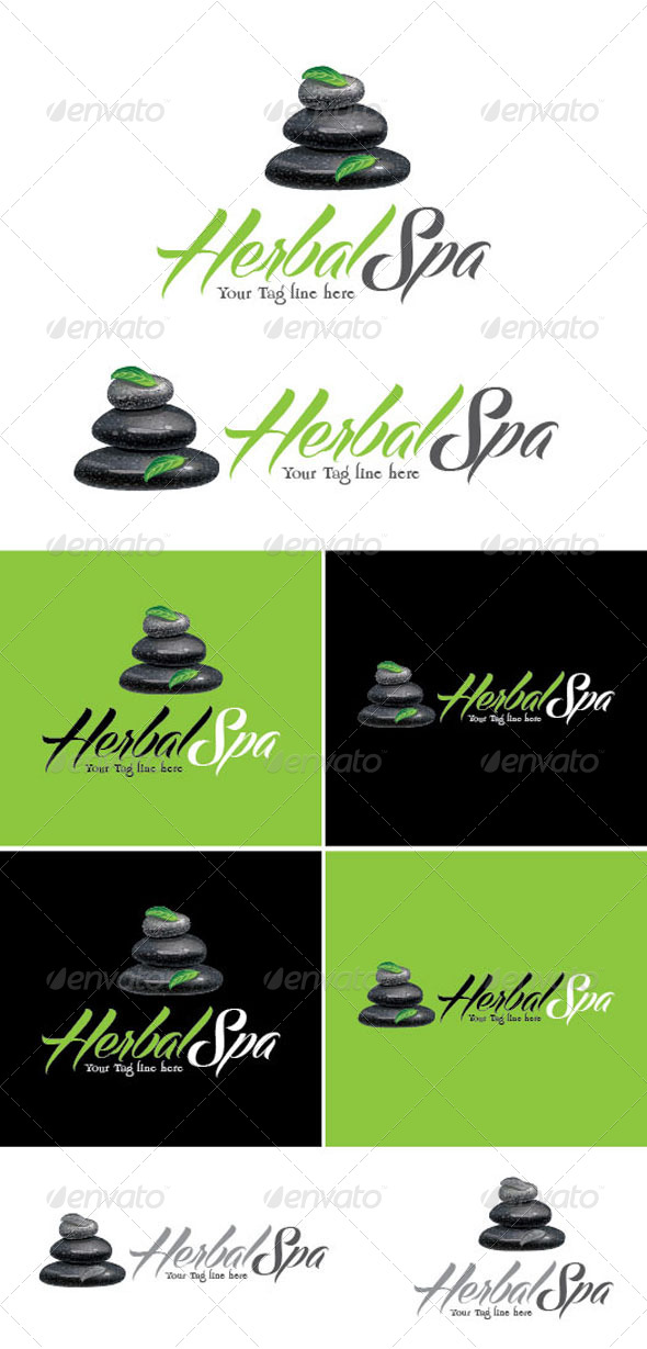 Herbal Spa Logo Template - Logo Templates