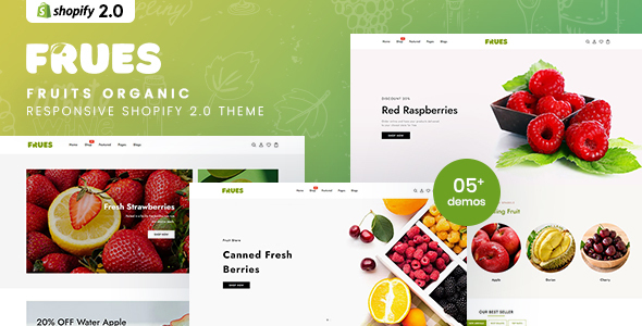 [DOWNLOAD]Frues - Fruits Organic Responsive Shopify 2.0 Theme