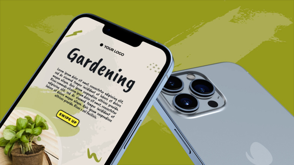 Gardening Instagram Stories Openers template preview