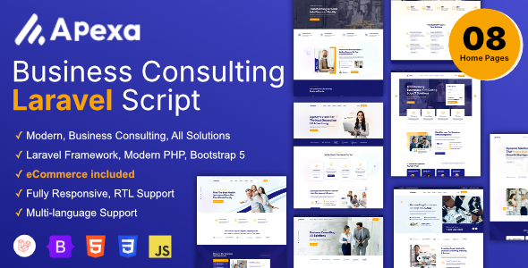[DOWNLOAD]Apexa - Multi-Purpose Business Consulting Laravel Script