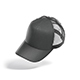 Black Trucker Hat - sport mesh baseball cap