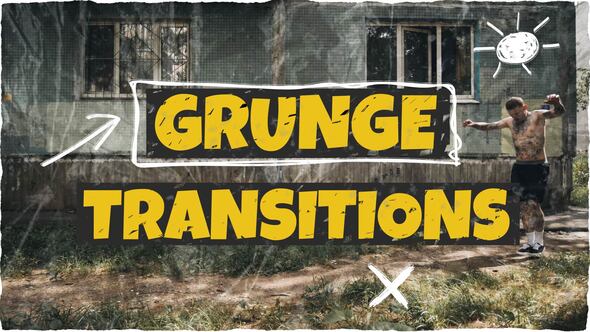 Grunge Transitions Elements template preview