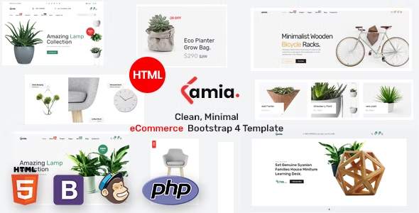 Lamia - E-commerce Minimal and Clean HTML Template