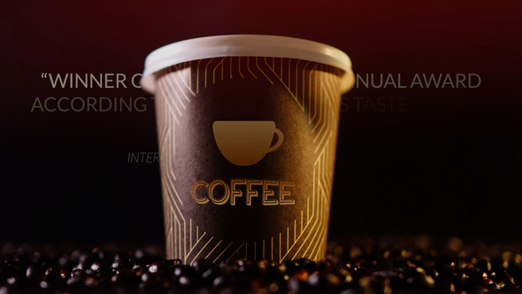 Coffee Logo Opener Product Promo template preview