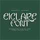 Eiclare Decorative Display Font