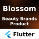 Blossom Android iOS Figma XD Sketch Flutter Online Beauty Brands Products