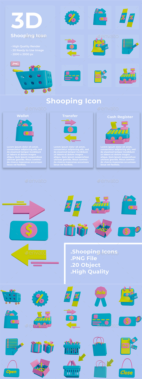 [DOWNLOAD]3D Shopping Icon