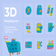3D Shopping Icon