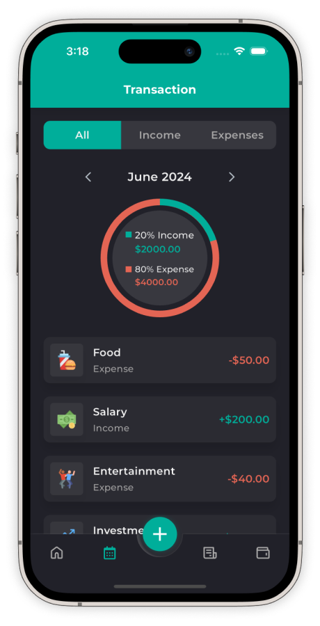 Money Management App Template in Flutter | Finance App Template in ...