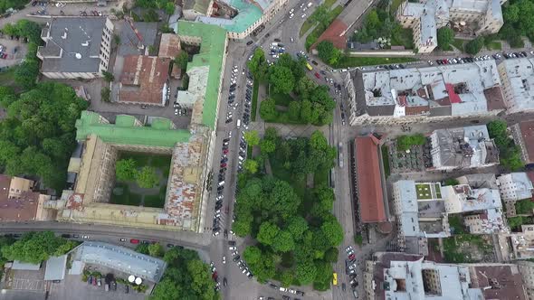 View From the Drone to Lviv