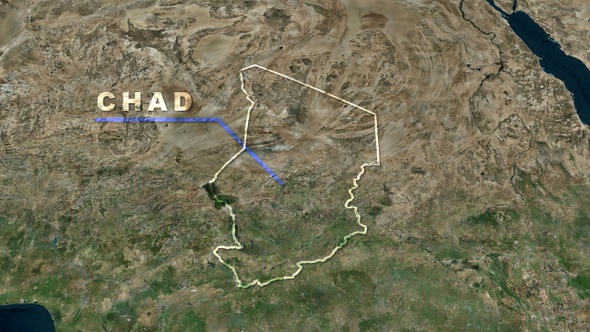 Chad World Map Motion Graphics VideoHive   Inline Image Preview 