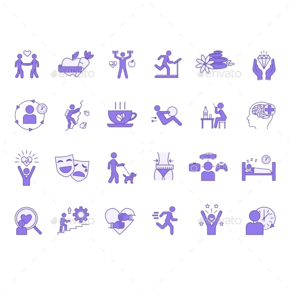 [DOWNLOAD]Colored Set of Lifestyle Icons