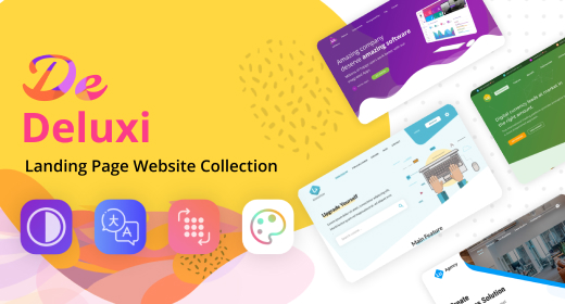 Deluxi Landing Page Template