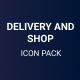 Delivery and Shop Icon Pack
