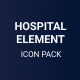 Hospital Element Icon Pack