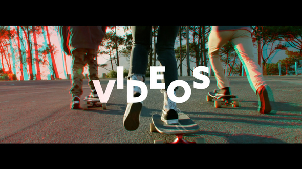 RGB Cool Modern Slideshow Premiere Pro template preview