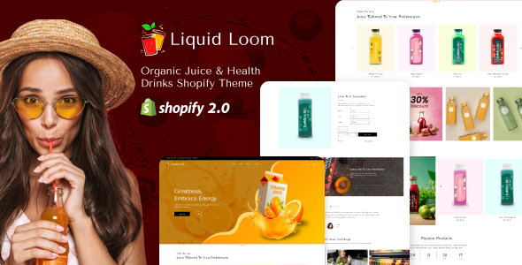 [DOWNLOAD]Liquid Loom - Health Drinks & Juice Shopify Theme