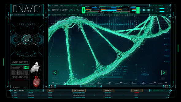 HUD Medical DNA1 Elements template preview