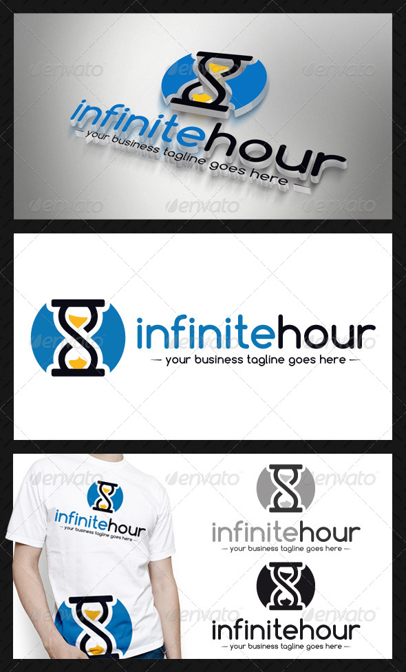 Infinite Hourglass Logo Template - Objects Logo Templates