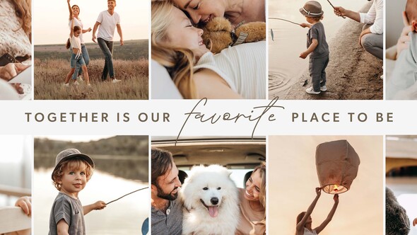 Photo Slideshow & Collage Template Elements template preview