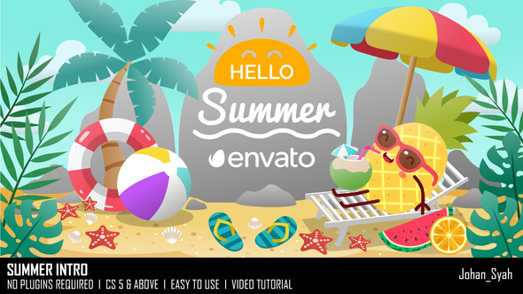 Summer Intro Openers template preview