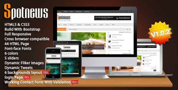 Spotnews - Multi-Purpose Responsive Template
