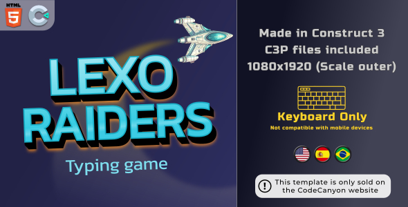 [DOWNLOAD]LexoRaiders - HTML5 Typing game