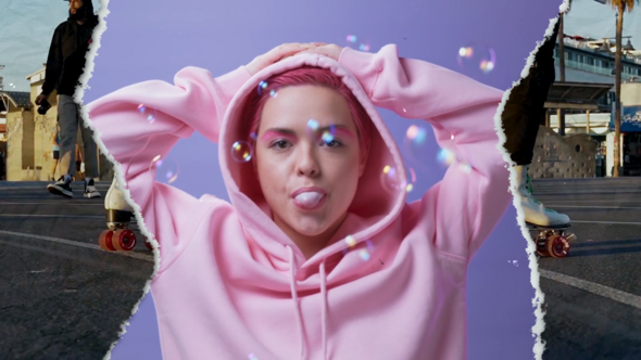 Torn Paper Transition | MOGRT Premiere Pro template preview