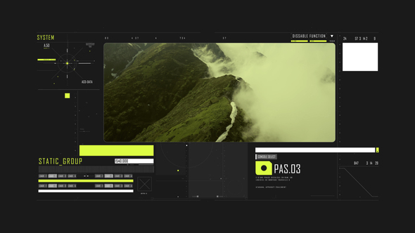 HUD Typography Monitoring Infographics template preview