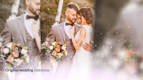 Elegant Wedding Slideshow Openers template preview