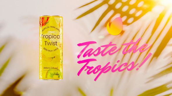 Tropical Twist Mockup Product Promo template preview